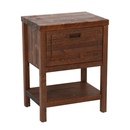 Koupelnová skříňka doplňková Naturel Country palisandr  55x40x72,5cm COUNTRYN55ZPA