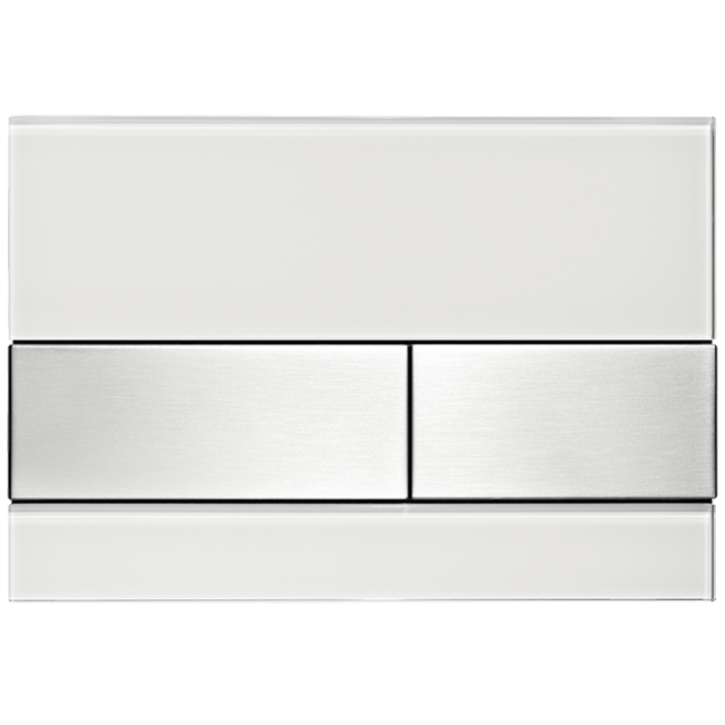 Ovládací tlačítko Tece Square sklo nerez mat 9240801