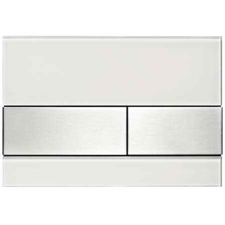 Ovládací tlačítko Tece Square sklo nerez mat 9240801