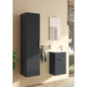 Koupelnová skříňka vysoká VitrA Mia 35x35x145 cm antracit lesk MIAV35A