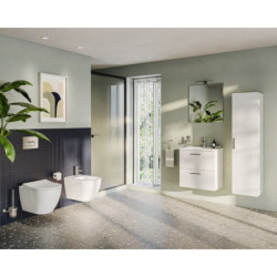 Koupelnová skříňka vysoká VitrA Mia 35x35x145 cm bílá lesk MIAV35B