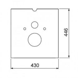 Kryt k WC Tece Lux 9.650.102