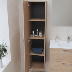Koupelnová skříňka vysoká VitrA Mia 35x35x145 cm zlatý dub MIAV35D