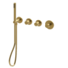 Sprchová a vanová baterie Paffoni bez podomítkového tělesa zlatá MDE000HGSP