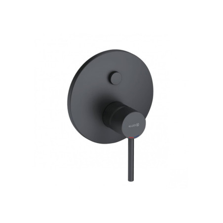 Sprchová a vanová baterie kludi Kludi Bozz bez podomítkového tělesa černá matná 386593976