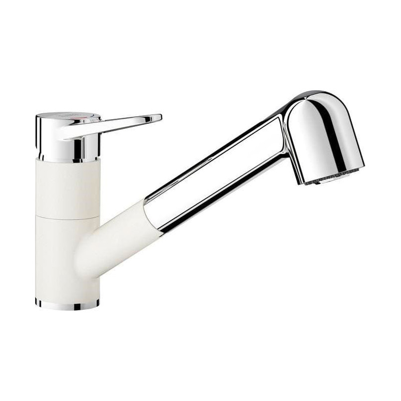 Dřezová baterie Blanco Wega II-S bílá/chrom 526421