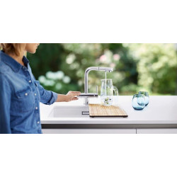 Dřezová baterie Blanco FONTAS-S II šedá vulkán 526946