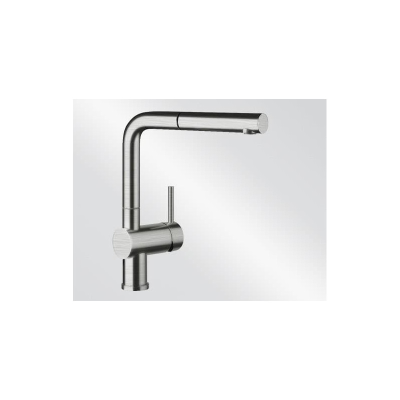 Dřezová baterie Blanco LINUS-S s vytahovací sprškou PVD steel 526242