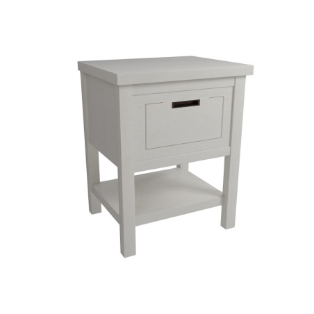 Koupelnová skříňka pod umyvadlo Naturel Country 65x85x53 cm bílá COUNTRY65ZBUBI