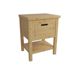 Koupelnová skříňka pod umyvadlo Naturel Country 65x85x53 cm přírodní COUNTRY65ZBUNA