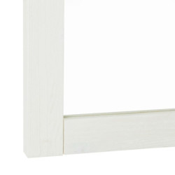 Zrcadlo Naturel Country 65x80 cm bílá COUNTRYZRC65BI