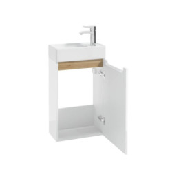 Koupelnová skříňka pod umyvadlo Naturel Stilla 39x60x22 cm bílá STILLAD04008
