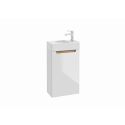 Koupelnová skříňka pod umyvadlo Naturel Stilla 39x60x22 cm bílá STILLAD04008