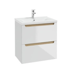 Koupelnová skříňka pod umyvadlo Naturel Stilla 60x60x45 cm bílá STILLAD06056