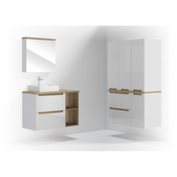 Koupelnová skříňka Naturel Stilla 30x90x45 cm bílá STILLAC03001