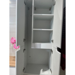 Koupelnová skříňka Naturel Stilla 60x150x44 cm bílá STILLAC06003