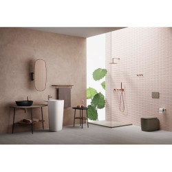 Designový sifon VitrA Plural včetně roháčků růžovozlatý A4515926