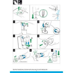 Náhradní vypouštěcí ventil Roca/Jika Lyra plus 9136.1.000.000.1