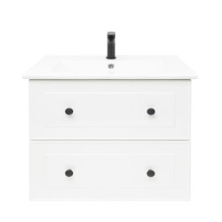 Koupelnová skříňka s umyvadlem Naturel Forli 80x45x46 cm bílá FORLI80BIU