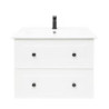 Koupelnová skříňka s umyvadlem Naturel Forli 80x45x46 cm bílá FORLI80BIU