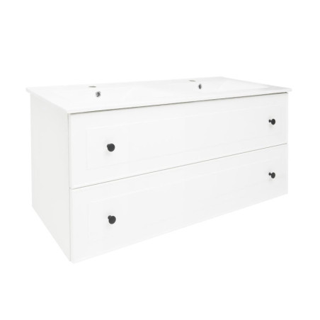 Koupelnová skříňka s umyvadlem Naturel Forli 120x45x46 cm bílá FORLI120BIU