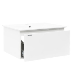 Koupelnová skříňka s umyvadlem Naturel Ancona 100x45x46 cm bílá lesklá ANCONA2100DVB