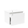 Koupelnová skříňka s umyvadlem Naturel Ancona 60x45x46 cm bílá ANCONA260DVB