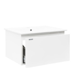 Koupelnová skříňka s umyvadlem Naturel Ancona 80x45x46 cm bílá ANCONA280DVB