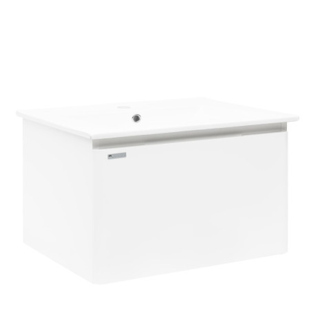 Koupelnová skříňka s umyvadlem Naturel Ancona 80x45x46 cm bílá ANCONA280DVB