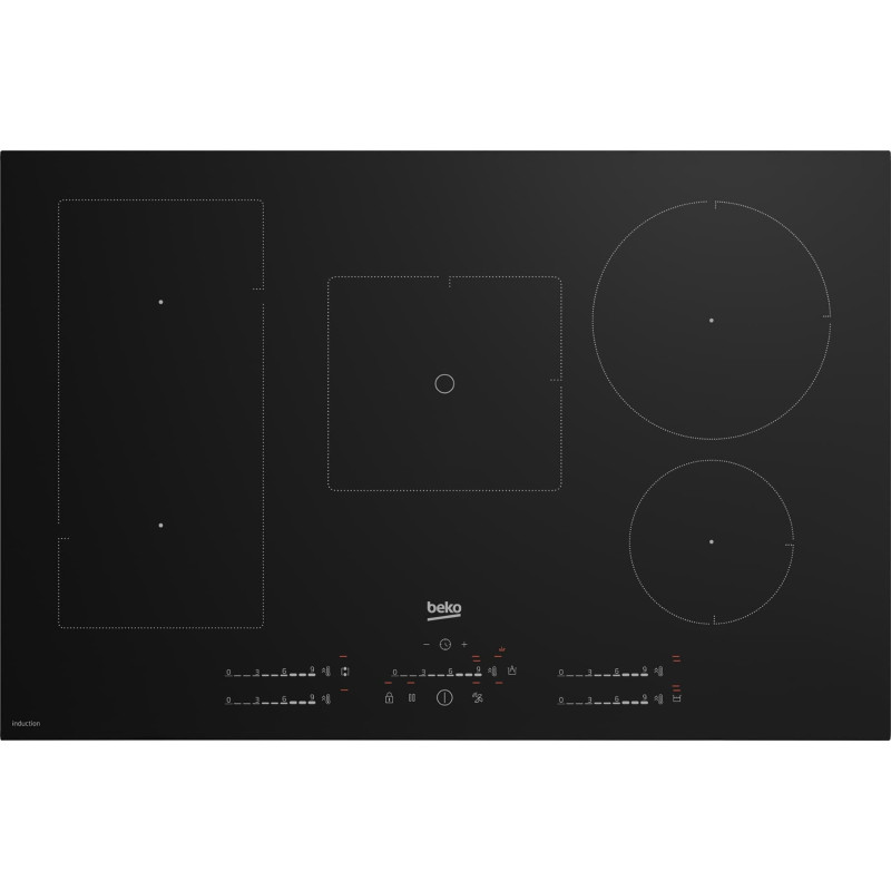 Sklokeramická varná deska BEKO černá HII85770UFT