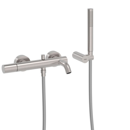 Vanová baterie TRES Study Exclusive se sprchovým setem 150 mm ocel 26117001AC