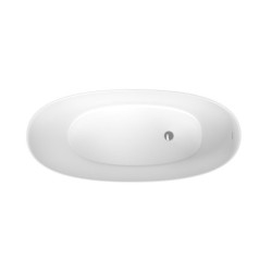 Volně stojící vana SAT Amika 157x68 cm litý mramor levá i pravá SATAMI1570