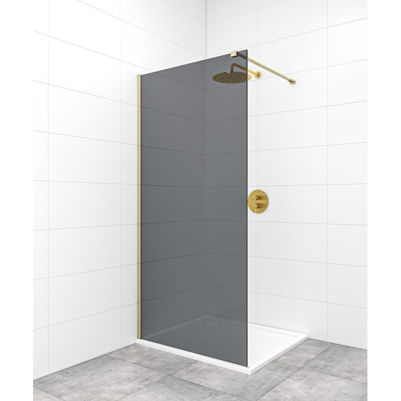 Sprchová zástěna walk-in 140 cm SAT Walk-In SATBWI140KSPRMO