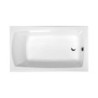 Obdélníková vana Polysan LILY 120x70 cm akrylát levá i pravá 25111S