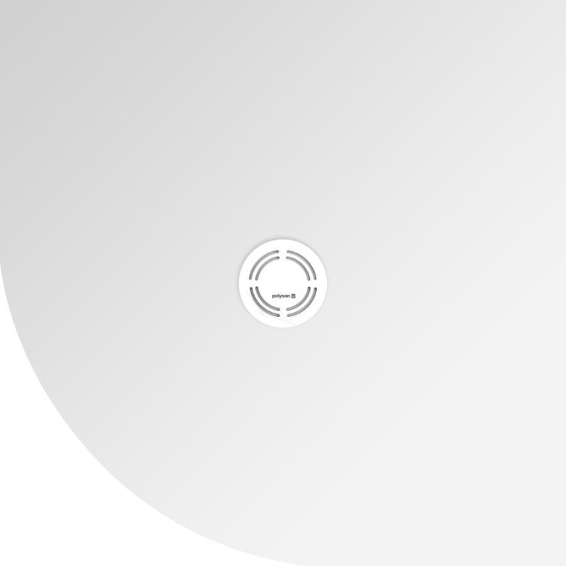 Sprchová vanička čtvrtkruhová Polysan Flexia 90x90 cm litý mramor 91181