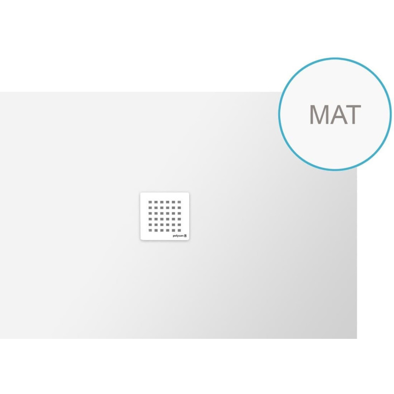 Sprchová vanička obdélníková Polysan Flexia 130x90 cm litý mramor 72896MAT