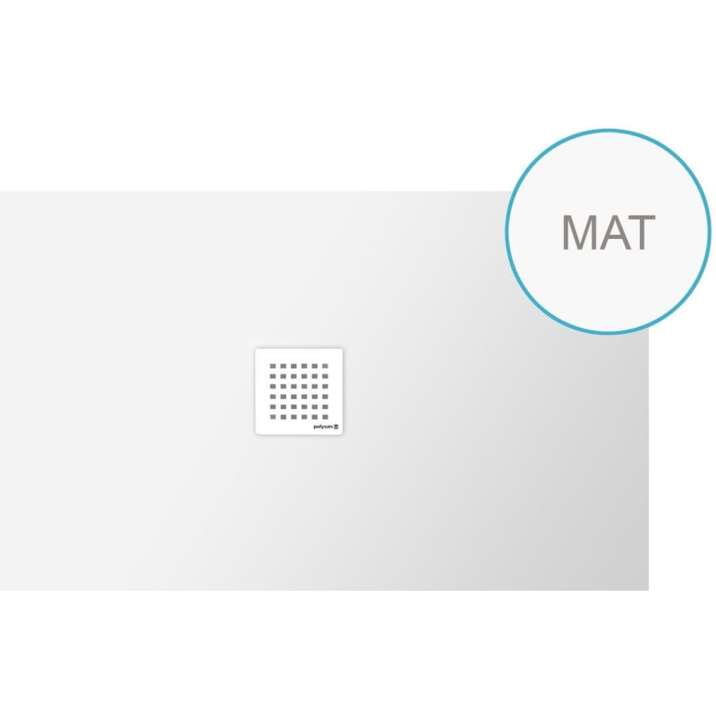 Sprchová vanička obdélníková Polysan Flexia 100x80 cm litý mramor 72899MAT