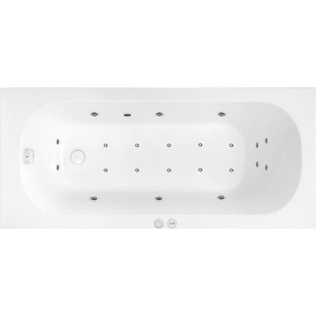 Masážní vana SIKO Mika 150x70 cm MEDIUM akrylát levá SIKOHMMMIKA150L