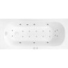 Masážní vana SIKO Mika 150x70 cm MEDIUM akrylát levá SIKOHMMMIKA150L