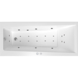 Masážní vana SIKO Idea Plus 150x75 cm MEDIUM akrylát levá SIKOHMMID150L
