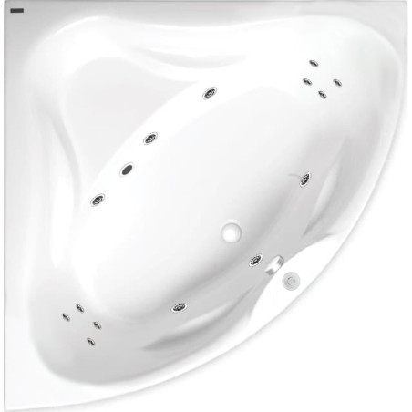 Masážní vana SIKO Cornelia 140x140 cm BASIC akrylát levá i pravá SIKOHMBCO140