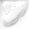 Masážní vana SIKO Cornelia 140x140 cm BASIC akrylát levá i pravá SIKOHMBCO140