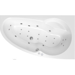 Masážní vana SIKO Luiza 150x95 cm MEDIUM akrylát pravá SIKOHMMLU150P