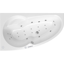 Masážní vana SIKO Luiza 150x95 cm LUXUS akrylát levá SIKOHMLLU150L
