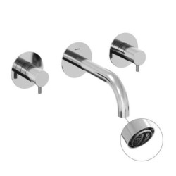 Sprchová a vanová baterie Ravak Espirit včetně podomítkového tělesa chrom lesklý X070197