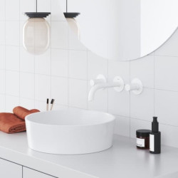 Umyvadlová baterie Ravak Espirit včetně podomítkového tělesa bílá matná X070239