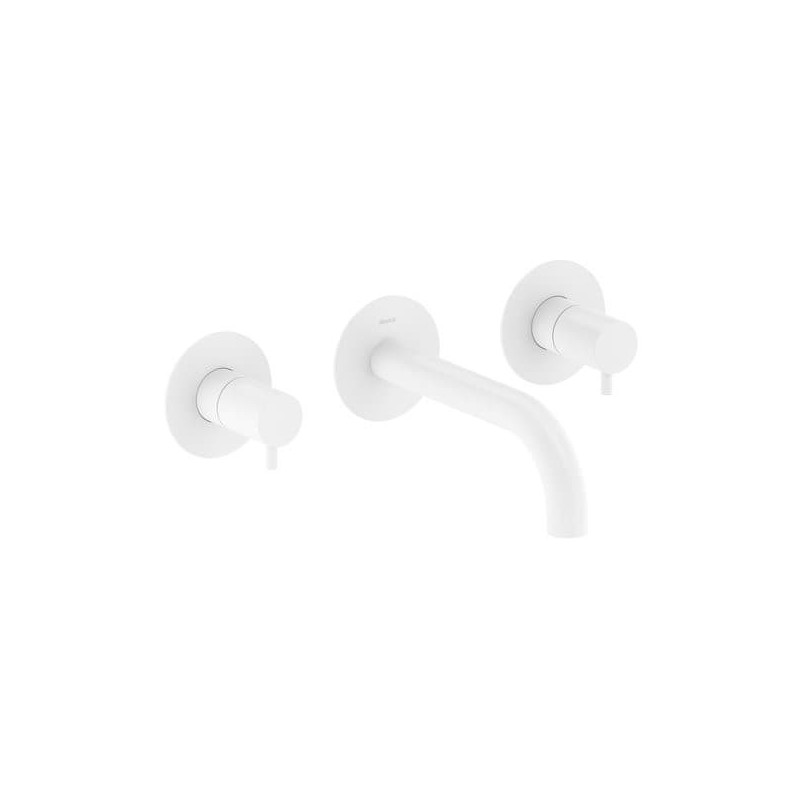 Umyvadlová baterie Ravak Espirit včetně podomítkového tělesa bílá matná X070239