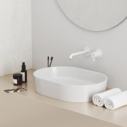 Umyvadlová baterie Ravak Espirit bez podomítkového tělesa bílá matná X070241