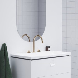 Umyvadlová baterie Ravak Espirit bez výpusti růžové zlato kartáčované X070349