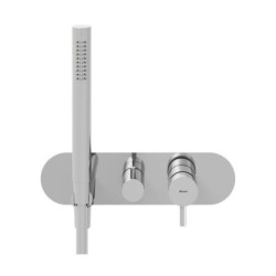 Sprchová a vanová baterie Ravak Espirit se sprchovým setem chrom lesklý X070207